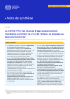 Le COVID-19 et les chaînes d’approvisionnement mondiales: comment la crise de l’emploi se propage au delà des frontières