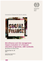 Microfinance and risk management: an impact evaluation of a financial education programme AMK Cambodia : final report
