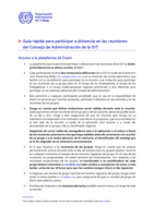 Guía rápida para participar a distancia en las reuniones del Consejo de Administración de la OIT