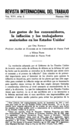 Los gastos de los consumidores, la inflación y los trabajadoresasalariados en los Estados Unidos