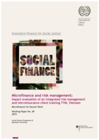 Microfinance and risk management: impact evaluation of an integrated risk management and microinsurance client training TYM, Vietnam, final report