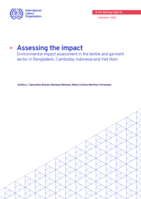Assessing the impact: environmental impact assessment in the textile and garment sector in Bangladesh, Cambodia, Indonesia and Viet Nam