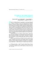 La medición del trabajo decente con indicadores estadísticos