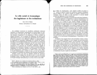 Le rôle social et économique des ingénieurs et des techniciens
