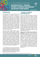 Delivering on SDG 8: integrated pathways to economic transformation and inclusive labour markets