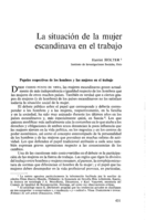 La situación de la mujer escandinava en el trabajo