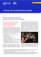 Etendre la protection sociale au secteur de la culture et de la création