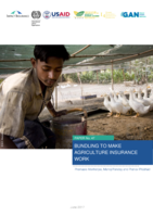 Bundling to make agriculture insurance work