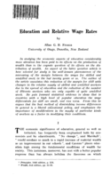 Education and relative wage rates