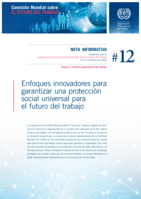 Enfoques innovadores para garantizar una protección social universal para el futuro del trabajo
