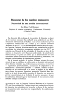 Bienestar de los marinos mercantes: necesidad de una acción internacional