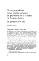 El cooperativismo como posible solución del problema de la vivienda en América latina: el ejemplo de Chile