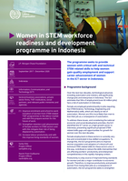 Women in STEM workforce readiness and development programme in Indonesia