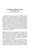 Problemas políticos y sociales del Congo belga