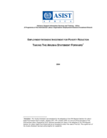 Employment-intensive investment for poverty reduction: taking the Arusha Statement forward
