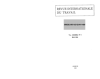 L'Organisation internationale du Travail et la coopération technique internationale