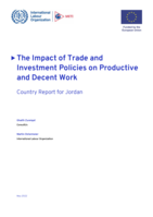 The impact of trade and investment policies on productive and decent work: country report for Jordan