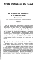 La investigación sociológica y el progreso social
