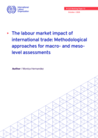The labour market impact of international trade: methodological approaches for macro- and meso- level assessments