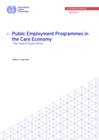 Public Employment Programmes in the care economy: the case of South Africa