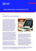 La COVID-19 y el sector de la educación