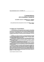 L'industrialisme et le travailleur industriel
