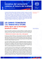 Los cambios technológicos y el trabajo en el futuro: cómo lograr que la tecnología beneficie a todos