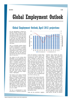 Global employment outlook: April 2012 projections