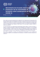 Herramienta de encuesta empresarial: evaluación de las necesidades de formación como consecuencia de la COVID-19