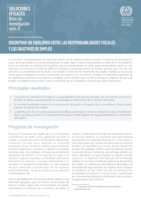 Encontrar un equilibrio entre las responsabilidades fiscales y los objetivos de empleo