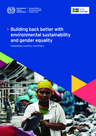 Building back better with environmental sustainability and gender equality: Indonesia country summary