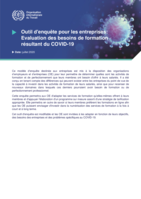 Outil d'enquête pour les entreprises: évaluation des besoins de formation résultant du COVID-19