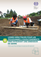 Lignes directrices pour les programmes d’investissements HIMO intégrant une dimension de genre
