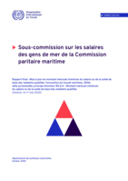 Sous-commission sur les salaires des gens de mer de la Commission paritaire maritime: rapport final: mise à jour du montant mensuel minimum du salaire ou de la solde de base des matelots qualifiés: Convention du travail maritime, 2006, telle qu’amendée, principe directeur B2.2.4 – Montant mensuel minimum du salaire ou de la solde de base des matelots qualifiés (Genève, 16-17 mai 2022)