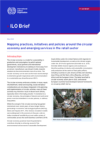 Mapping practices, initiatives and policies around the circular economy and emerging services in the retail sector