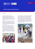 What is informal employment?