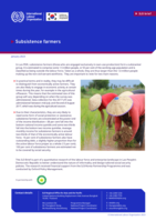 Subsistence farmers
