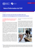 Congés et services de soins liés aux enfants dans une perspective de développement de l’entrepreneuriat féminin