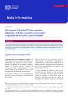 El Convenio 169 de la OIT sobre pueblos indígenas y tribales: consideraciones sobre la igualdad de derechos y oportunidades