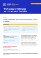 Code de conduite des agences éthiopiennes privées d’emploi à l’étranger
