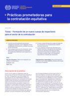 Túnez: formación de un nuevo cuerpo de inspectores para el sector de la contratación
