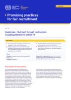 Guatemala: outreach through trade unions including attention to COVID-19