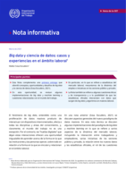 Big data y ciencia de datos: casos y experiencias en el ámbito laboral