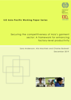Securing the competitiveness of Asia’s garment sector: a framework for enhancing factory-level productivity