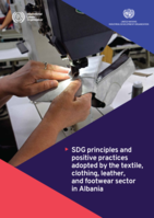 SDG principles and positive practices adopted by the textile, clothing, leather, and footwear sector in Albania