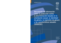 Documento de información sobre la protección contra la discriminación basada en la orientación sexual, la identidad de género, la expresión de género y las características sexuales (SOGIESC)