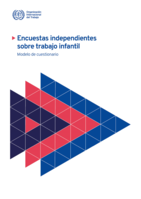 Encuestas independientes sobre trabajo infantil: modelo de cuestionario