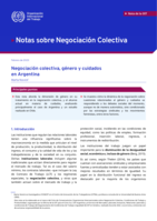 Negociación colectiva, género y cuidados en Argentina