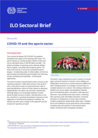 COVID-19 and the sports sector