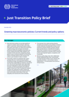 Greening macroeconomic policies: current trends and policy options
